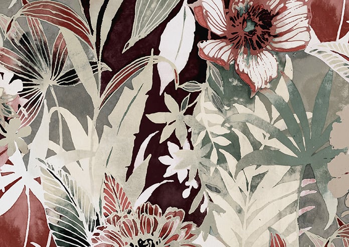 Bali, Red - Twist&Fit Roman Blind - Image 8